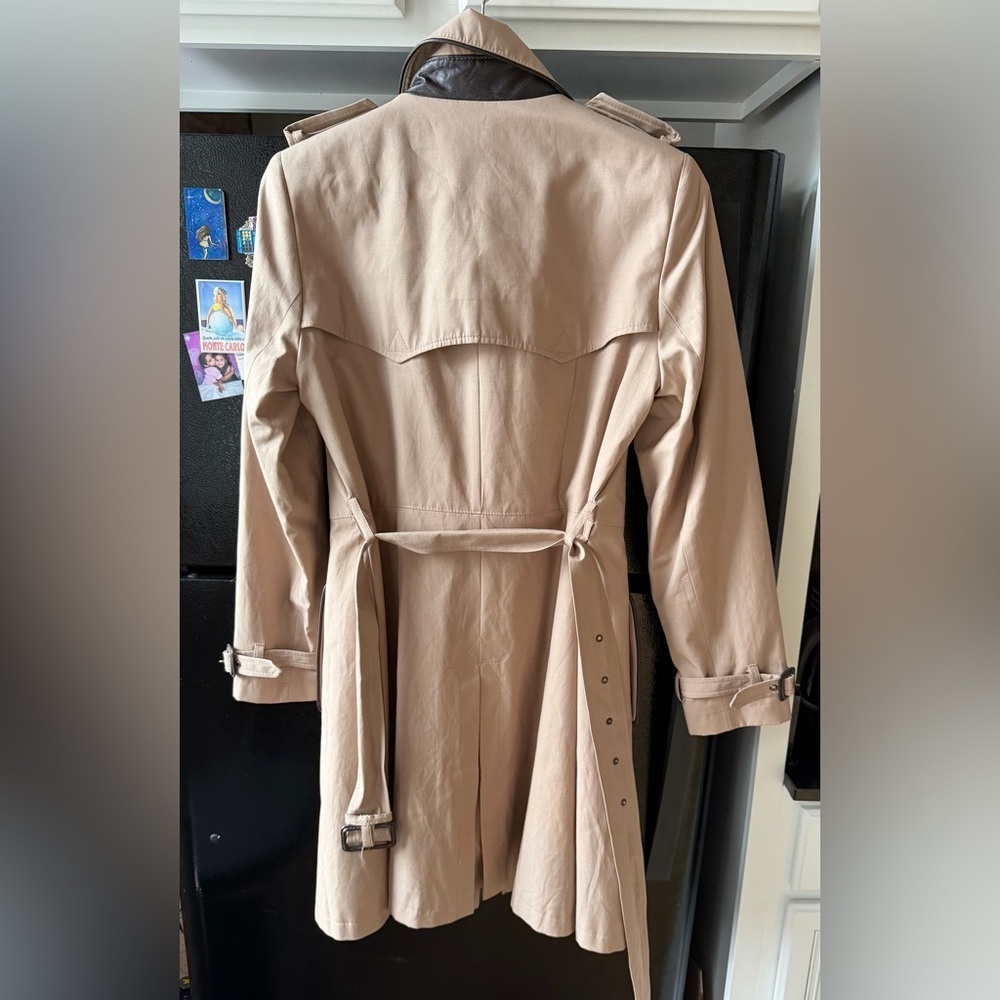 Ralph Lauren Beige Double-Breasted Classic Trench Coat - Picture 8 of 9